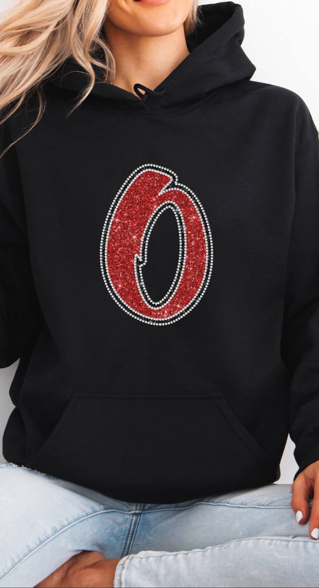 Oshkosh Bombers Glitter "O" Hoodie