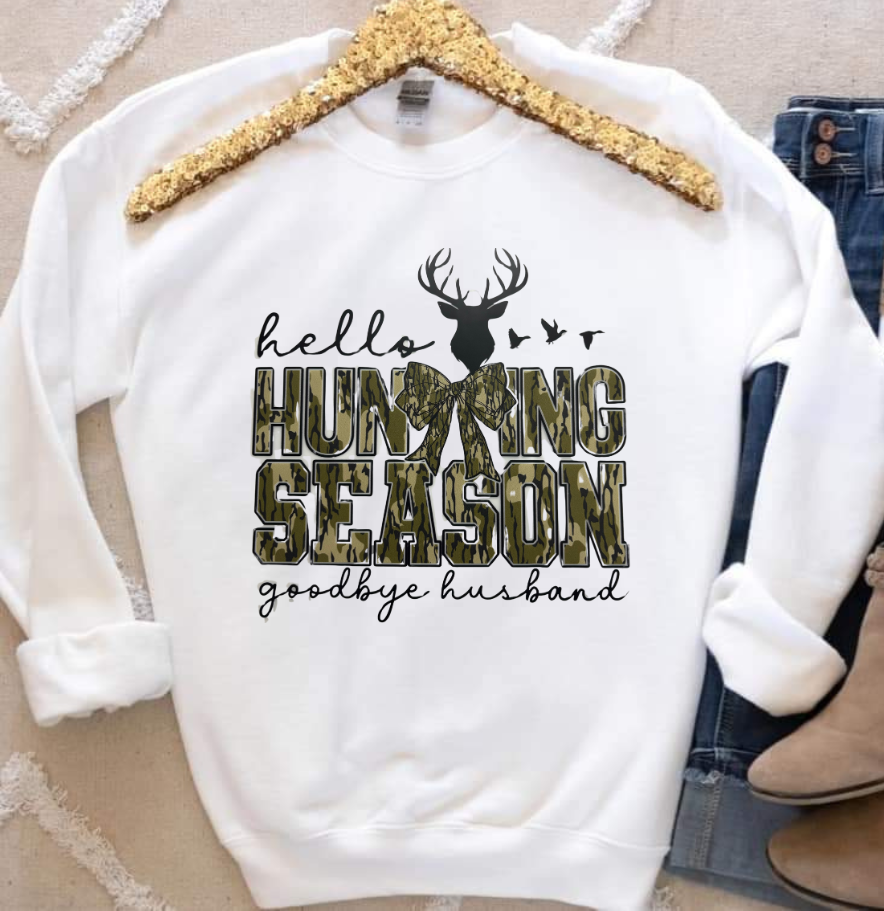 Hello, Hunting Season Crewneck