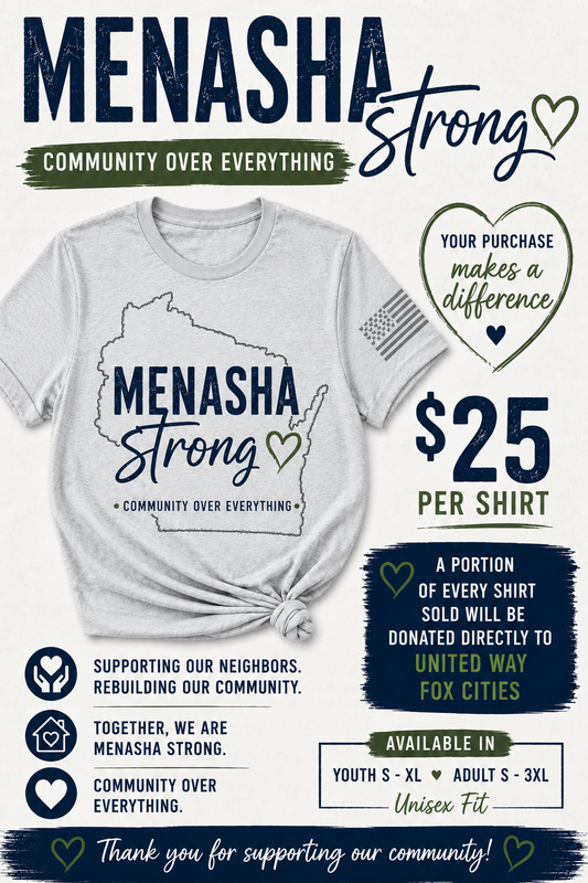 Menasha Strong tshirt